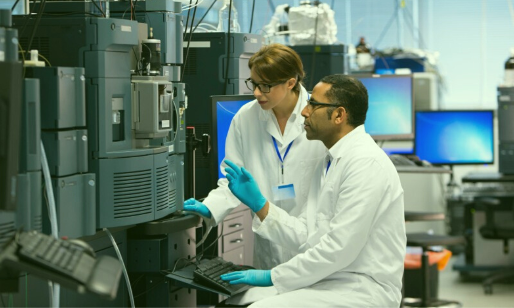 scientists in lab