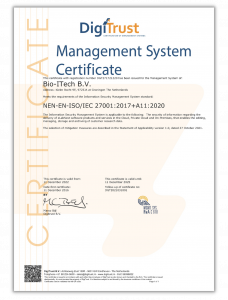 ISO27001 certificering